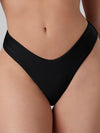 Rib High Cut Bikini Panty