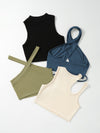 4pcs Rib knit Top