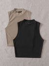 EZwear 2 Pack Rib knit Tank Top