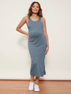 Maternity Split Side Cable Knit Dress