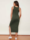 Maternity Split Side Cable Knit Dress