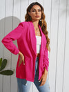 Clasi Shawl Collar Solid Blazer