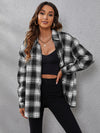 Plaid Print Drop Shoulder Shirt