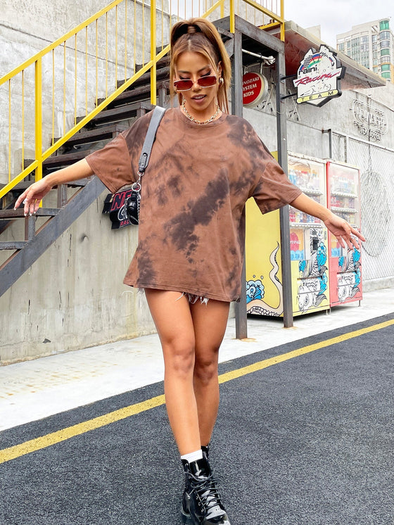 Tie Dye Drop Shoulder Tee