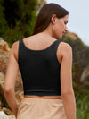 Rib knit Crop Tank Top