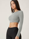 BASICS Cotton Solid Crop Top