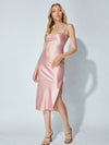 Crisscross Back High Split Dress