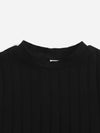 Girls Mock Neck Rib knit Top