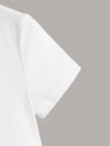 Single Breasted Notched Collar Tee
