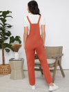 Maternity Solid Pinafore Jumpsuit Without Tee