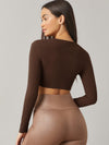 BASICS Cotton Solid Crop Top