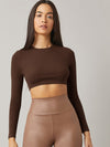 BASICS Cotton Solid Crop Top