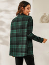 Plaid Print Drop Shoulder Shirt