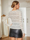 Scallop Trim Lace Top