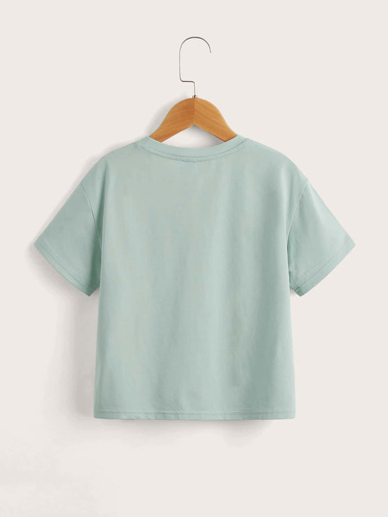 Girls Letter Graphic Tee