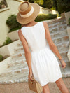 Solid Guipure Lace Dress