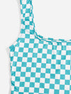 Checker Crop Tank Top