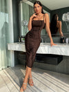 Solid Ruched Bodycon Dress