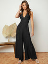 Backless Halter Neck Wide Leg Jumpsuit