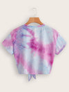 Tie Hem Tie Dye Tee