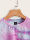 Tie Hem Tie Dye Tee
