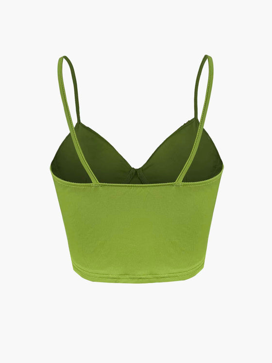 Ruched Bust Seam Front Cami Top