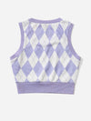 Argyle Pattern Tank Top