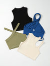 4pcs Rib knit Top