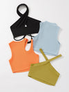 4pcs Rib knit Top
