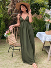 Knot Backless Maxi Cami Dress