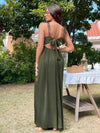 Knot Backless Maxi Cami Dress