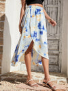 Tie Dye Tulip Hem Skirt