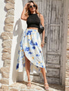 Tie Dye Tulip Hem Skirt