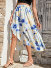 Tie Dye Tulip Hem Skirt