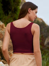 Rib knit Crop Tank Top