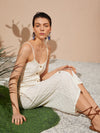 Button Through Lace Cami Dress
