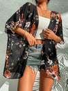 Floral Chiffon Kimono