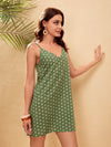 VCAY Polka Dot Cami Dress
