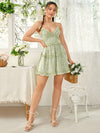 Ditsy Floral Frill Trim Cami Dress