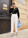 Button Up Drop Shoulder Shirt