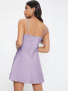 Cowl Neck Solid Cami Dress