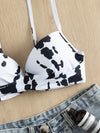 Tie Dye Push Up Bikini Top