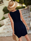 Solid Guipure Lace Dress