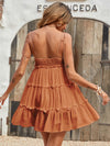 Swiss Dot Frill Trim Cami Dress