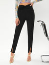 Twist Split Hem Pants
