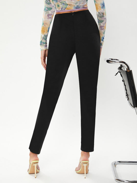 Twist Split Hem Pants