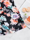 Contrast Trim One Piece Swimsuit