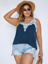 Plus Guipure Lace Panel Cami Top