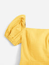 Puff Sleeve Zip Side Dress