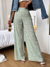 Ditsy Floral Wide Leg Pants